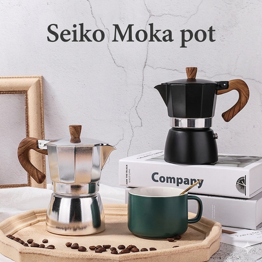 Aluminium Seiko Moka pot 150/300ml
